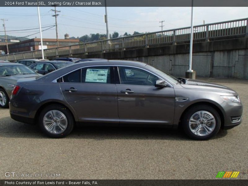 Sterling Gray / Charcoal Black 2014 Ford Taurus SEL
