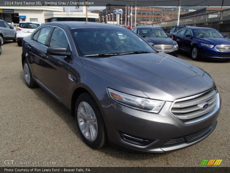 Sterling Gray / Charcoal Black 2014 Ford Taurus SEL