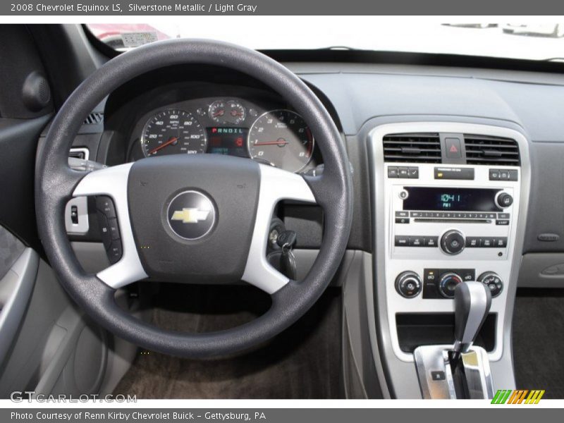Silverstone Metallic / Light Gray 2008 Chevrolet Equinox LS