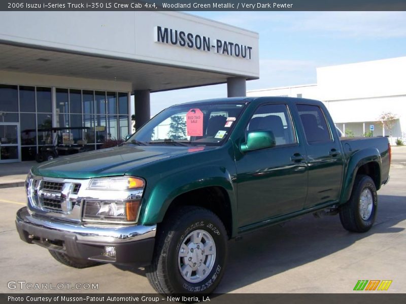 Woodland Green Metallic / Very Dark Pewter 2006 Isuzu i-Series Truck i-350 LS Crew Cab 4x4