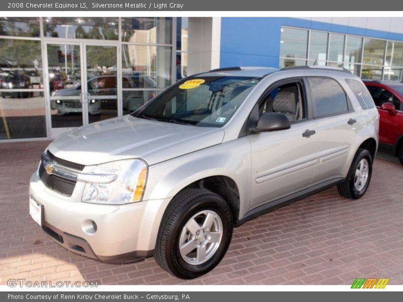 Silverstone Metallic / Light Gray 2008 Chevrolet Equinox LS