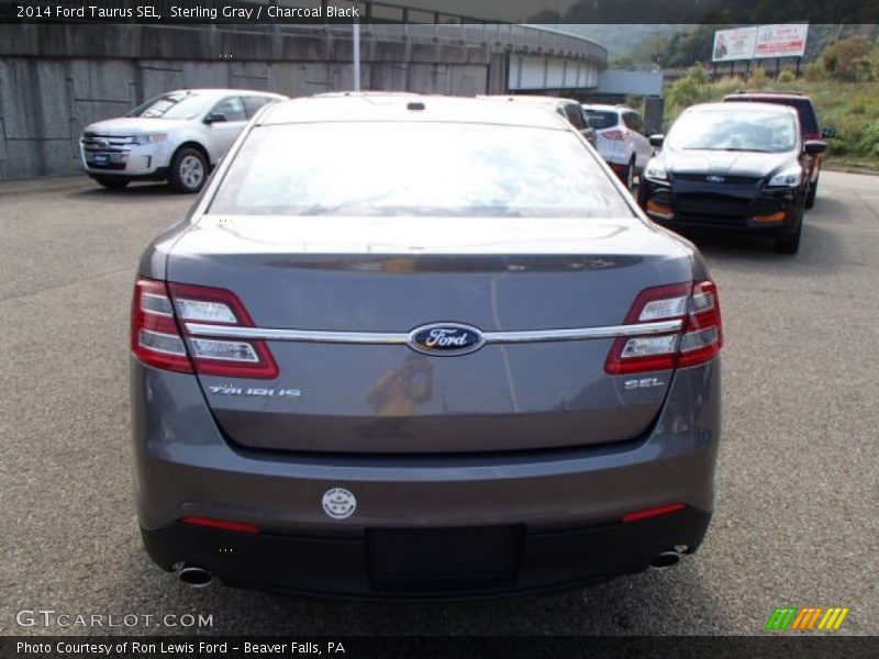 Sterling Gray / Charcoal Black 2014 Ford Taurus SEL