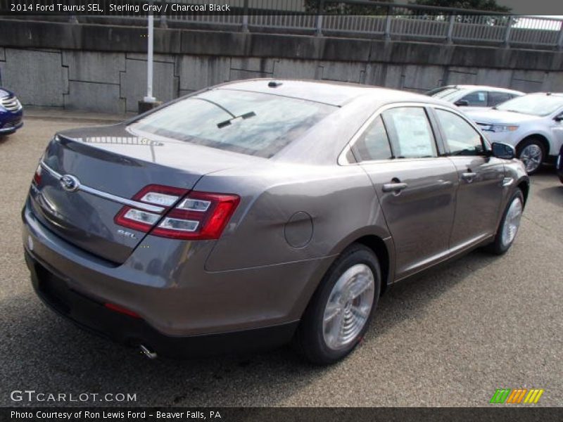 Sterling Gray / Charcoal Black 2014 Ford Taurus SEL