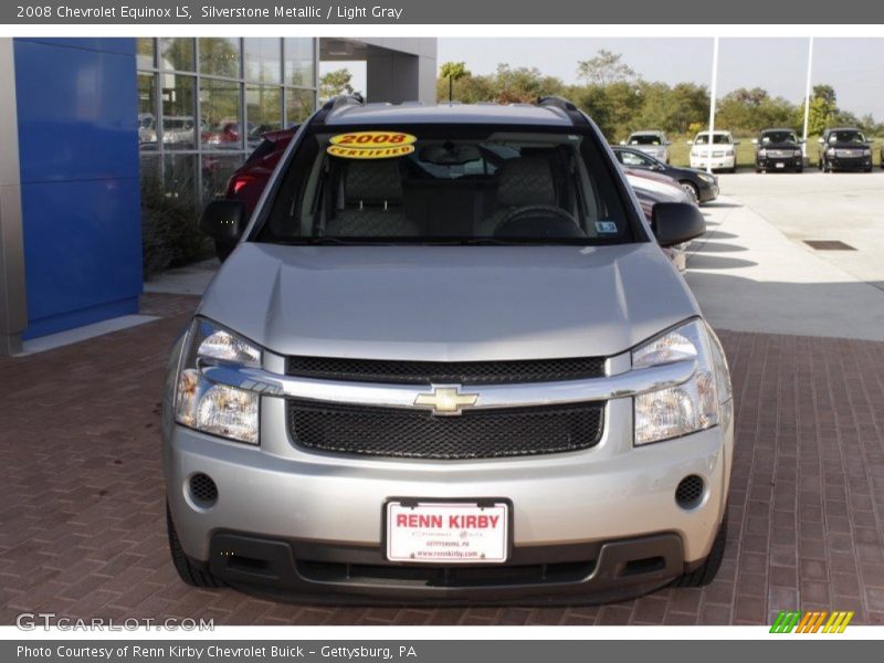Silverstone Metallic / Light Gray 2008 Chevrolet Equinox LS