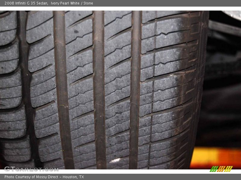 Ivory Pearl White / Stone 2008 Infiniti G 35 Sedan