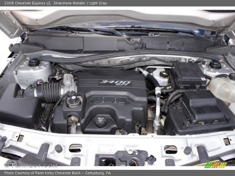 Silverstone Metallic / Light Gray 2008 Chevrolet Equinox LS