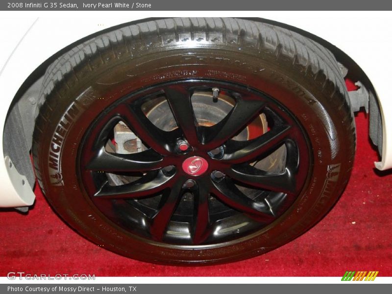 Ivory Pearl White / Stone 2008 Infiniti G 35 Sedan