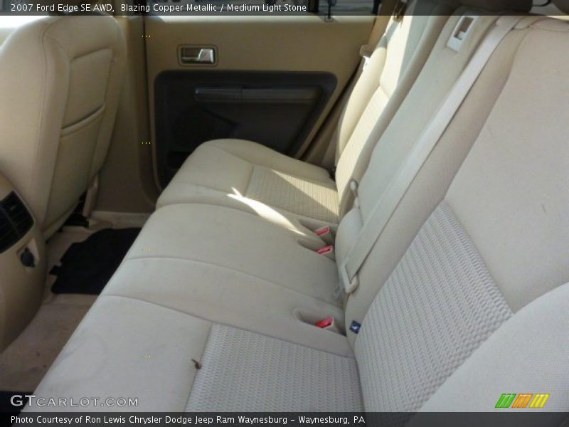 Blazing Copper Metallic / Medium Light Stone 2007 Ford Edge SE AWD