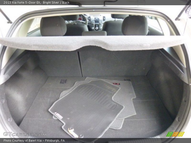 Bright Silver / Black 2013 Kia Forte 5-Door EX