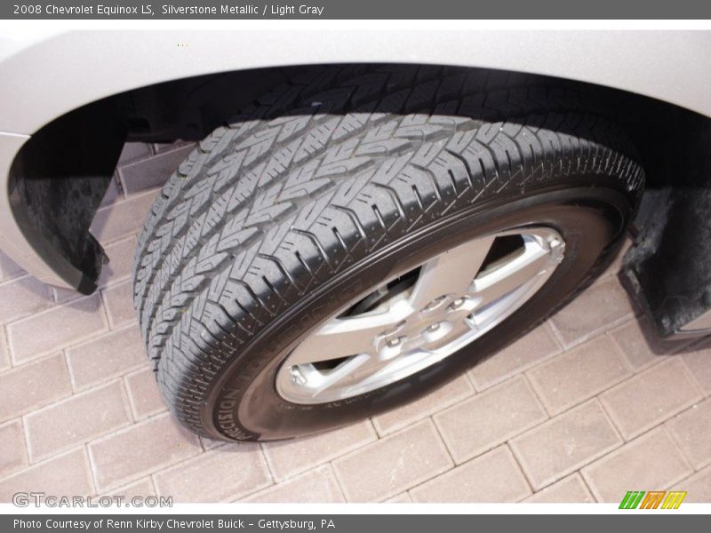 Silverstone Metallic / Light Gray 2008 Chevrolet Equinox LS