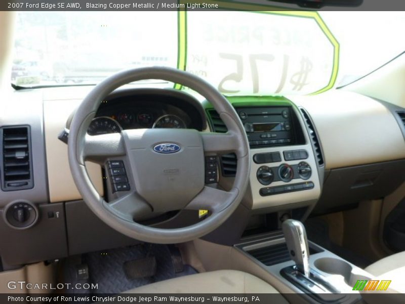 Blazing Copper Metallic / Medium Light Stone 2007 Ford Edge SE AWD