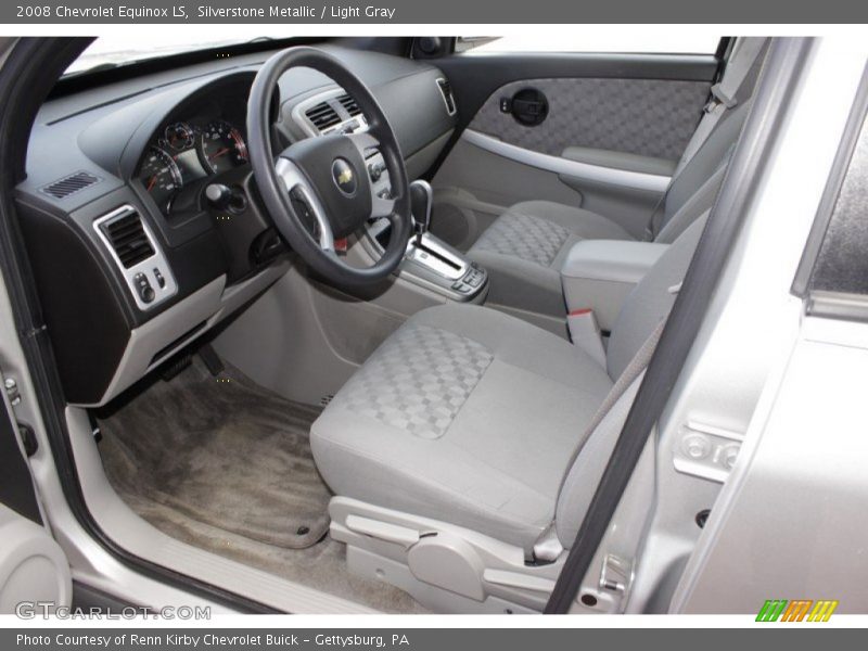 Silverstone Metallic / Light Gray 2008 Chevrolet Equinox LS