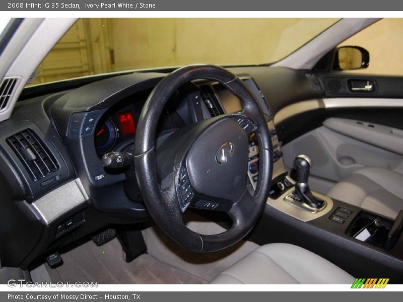 Ivory Pearl White / Stone 2008 Infiniti G 35 Sedan