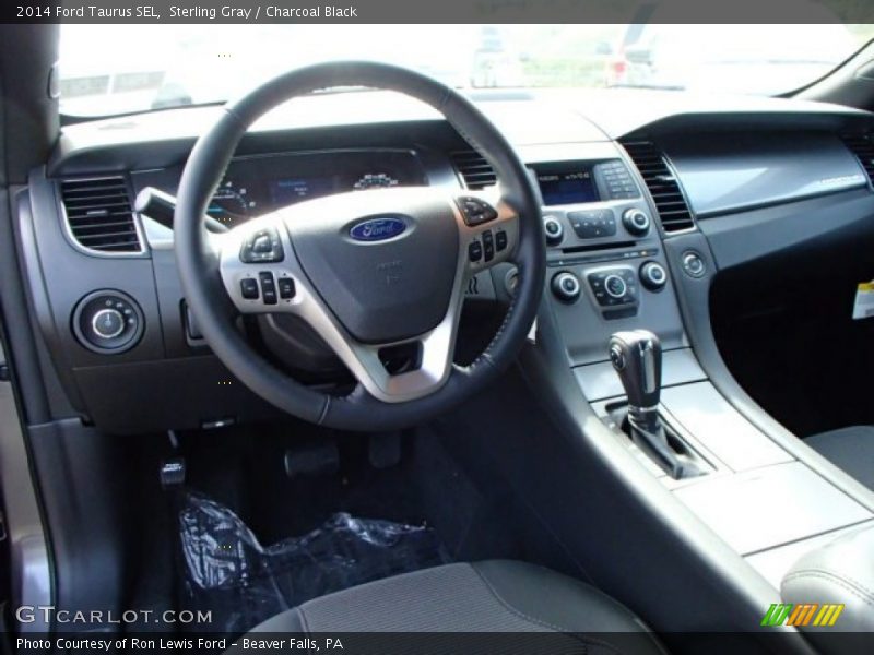 Sterling Gray / Charcoal Black 2014 Ford Taurus SEL
