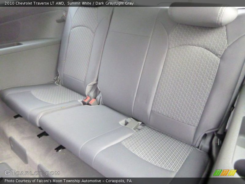 Summit White / Dark Gray/Light Gray 2010 Chevrolet Traverse LT AWD