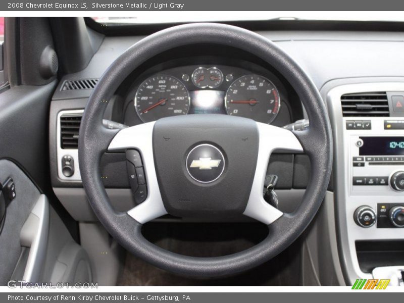 Silverstone Metallic / Light Gray 2008 Chevrolet Equinox LS