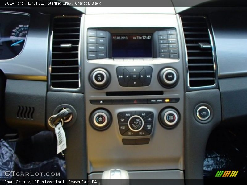 Sterling Gray / Charcoal Black 2014 Ford Taurus SEL