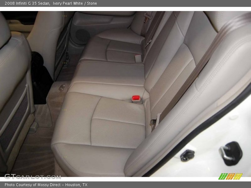 Ivory Pearl White / Stone 2008 Infiniti G 35 Sedan
