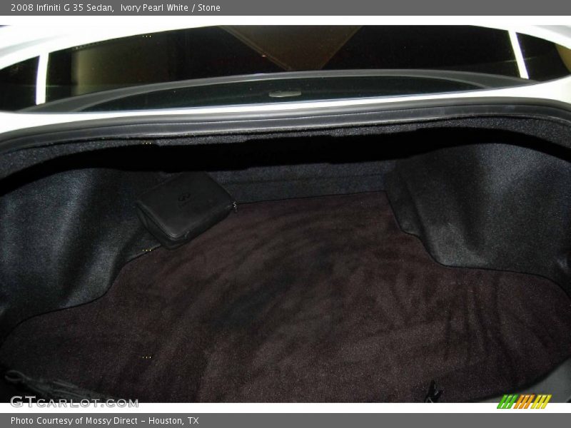 Ivory Pearl White / Stone 2008 Infiniti G 35 Sedan