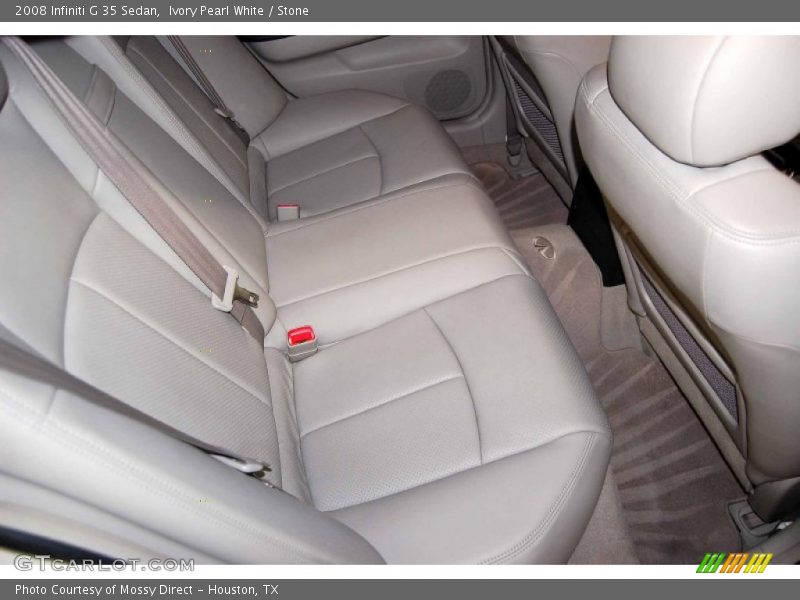 Ivory Pearl White / Stone 2008 Infiniti G 35 Sedan