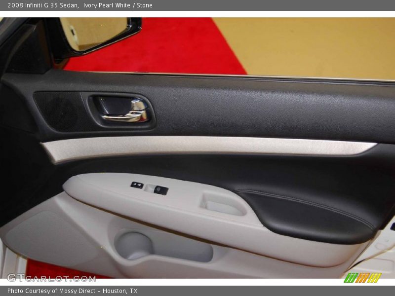 Ivory Pearl White / Stone 2008 Infiniti G 35 Sedan