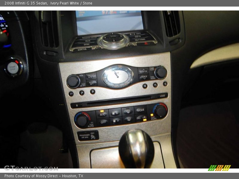 Ivory Pearl White / Stone 2008 Infiniti G 35 Sedan