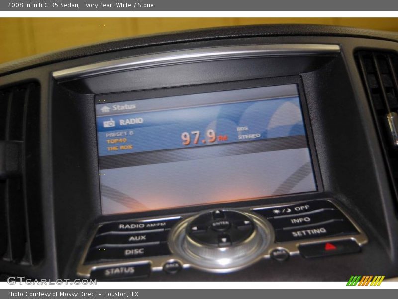 Ivory Pearl White / Stone 2008 Infiniti G 35 Sedan