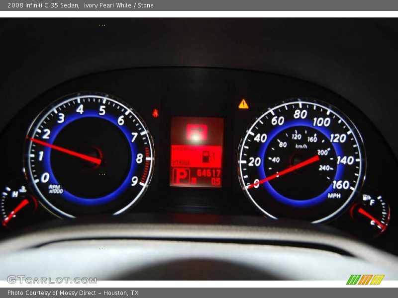 Ivory Pearl White / Stone 2008 Infiniti G 35 Sedan