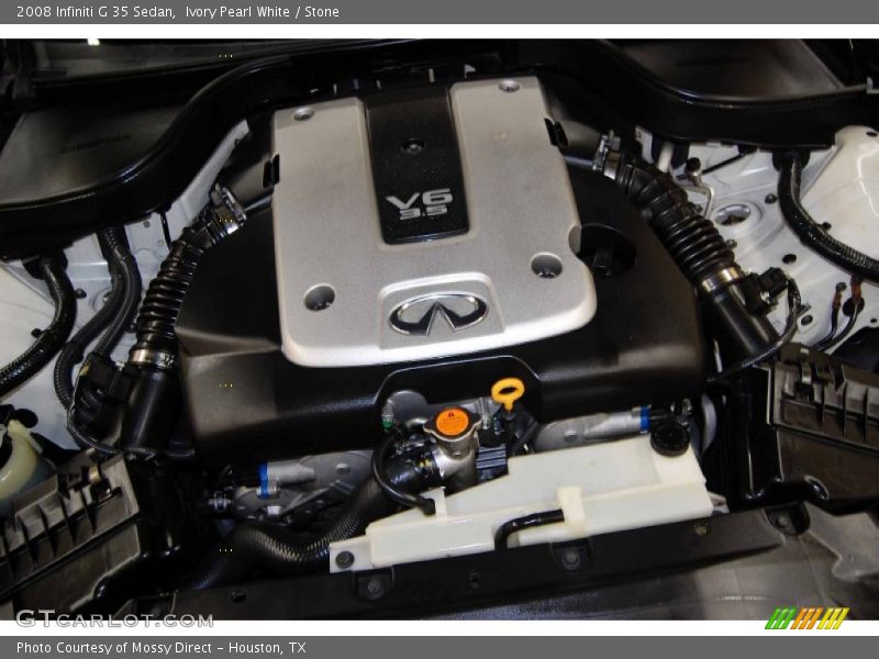 Ivory Pearl White / Stone 2008 Infiniti G 35 Sedan