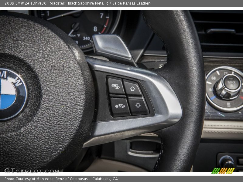 Controls of 2009 Z4 sDrive30i Roadster