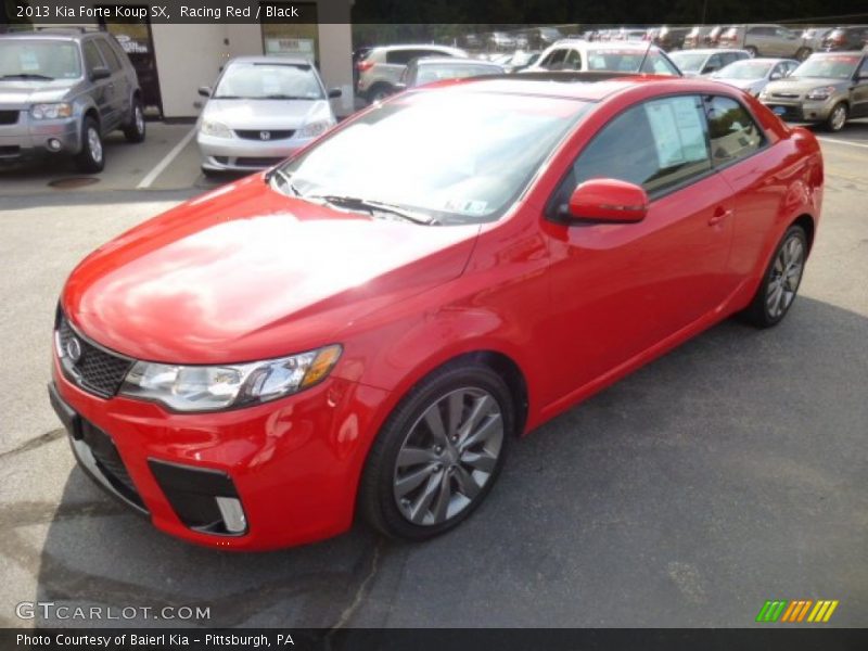 Racing Red / Black 2013 Kia Forte Koup SX