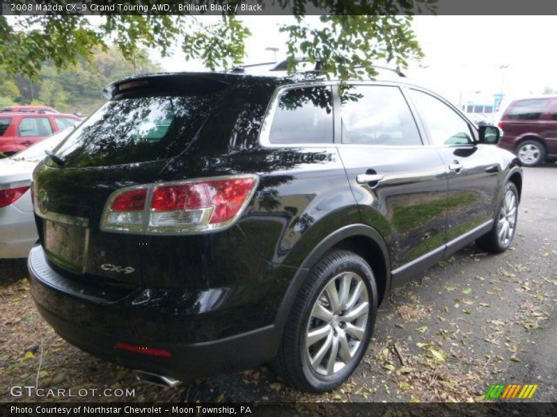 Brilliant Black / Black 2008 Mazda CX-9 Grand Touring AWD