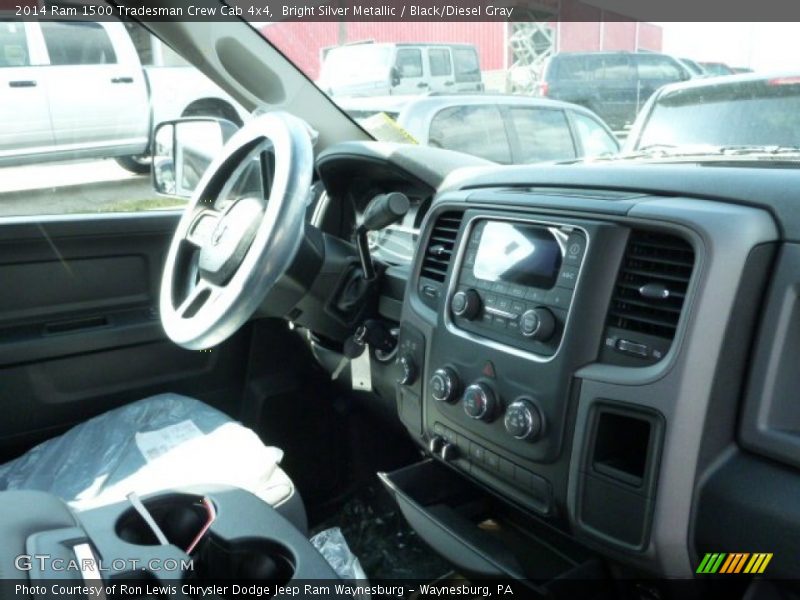 Bright Silver Metallic / Black/Diesel Gray 2014 Ram 1500 Tradesman Crew Cab 4x4