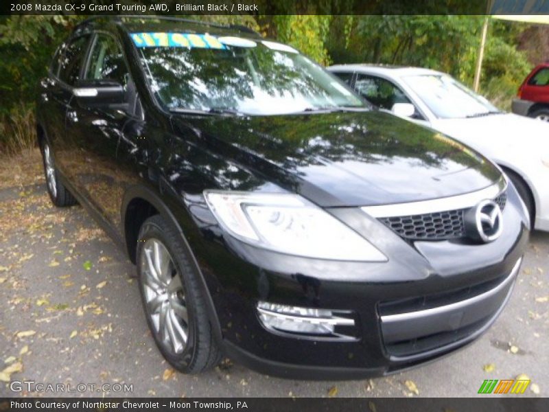 Brilliant Black / Black 2008 Mazda CX-9 Grand Touring AWD