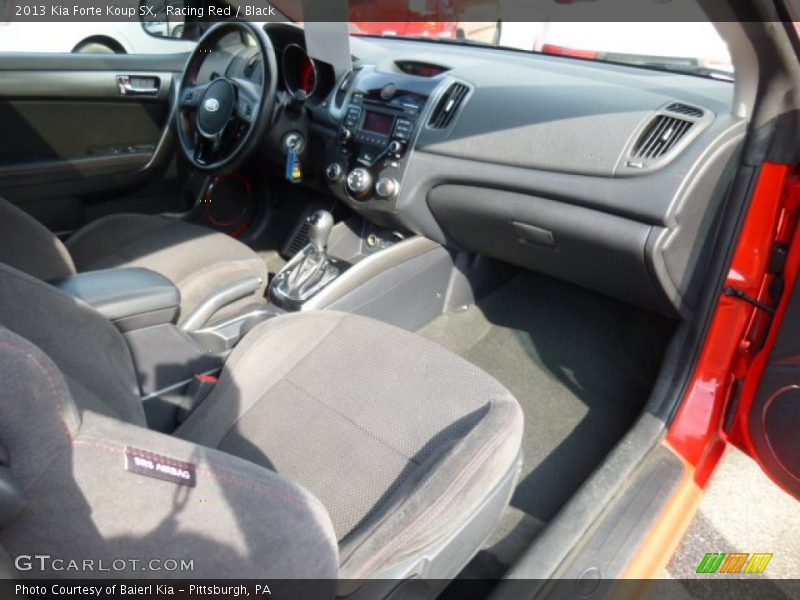 Racing Red / Black 2013 Kia Forte Koup SX