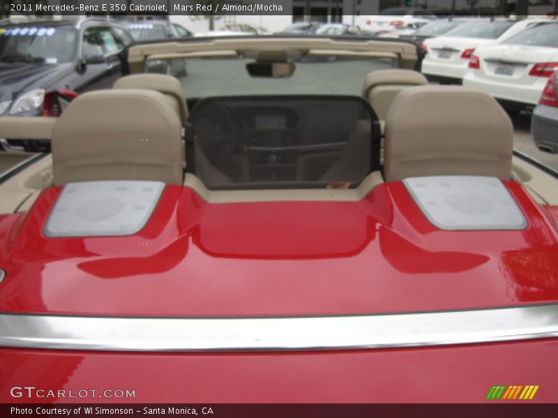 Mars Red / Almond/Mocha 2011 Mercedes-Benz E 350 Cabriolet