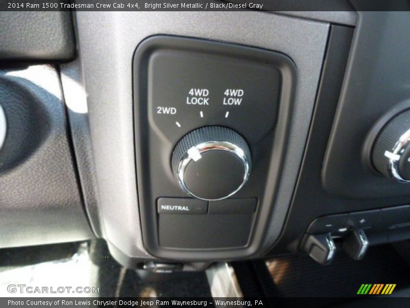 Bright Silver Metallic / Black/Diesel Gray 2014 Ram 1500 Tradesman Crew Cab 4x4