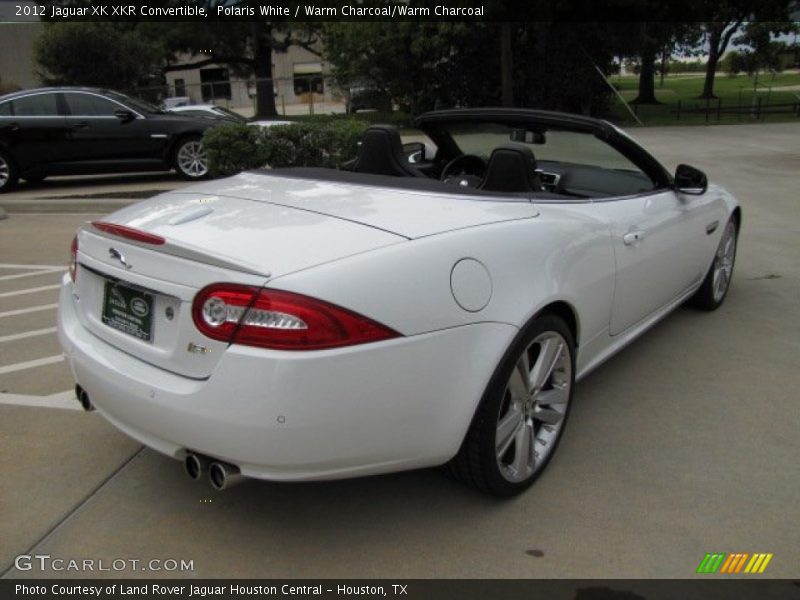 Polaris White / Warm Charcoal/Warm Charcoal 2012 Jaguar XK XKR Convertible