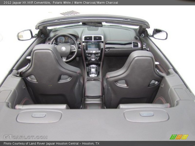 Polaris White / Warm Charcoal/Warm Charcoal 2012 Jaguar XK XKR Convertible