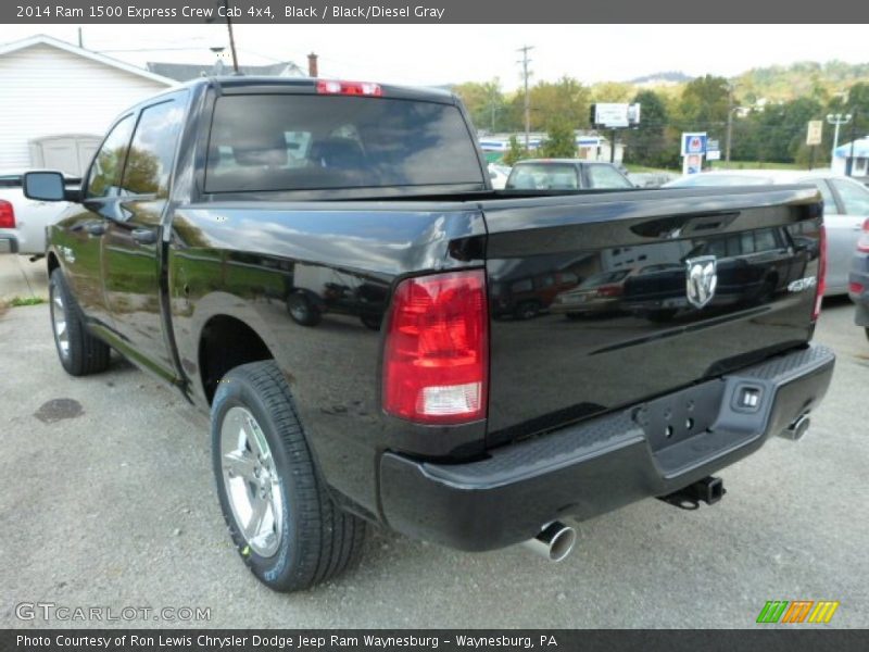 Black / Black/Diesel Gray 2014 Ram 1500 Express Crew Cab 4x4