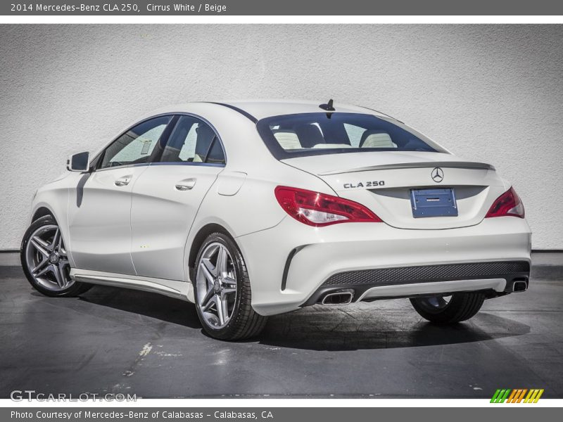  2014 CLA 250 Cirrus White