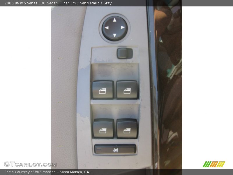 Titanium Silver Metallic / Grey 2006 BMW 5 Series 530i Sedan