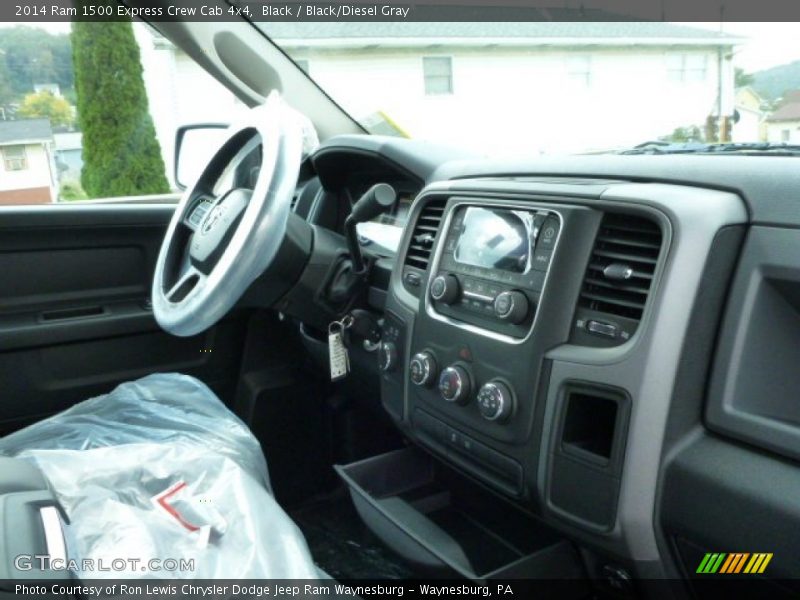 Black / Black/Diesel Gray 2014 Ram 1500 Express Crew Cab 4x4