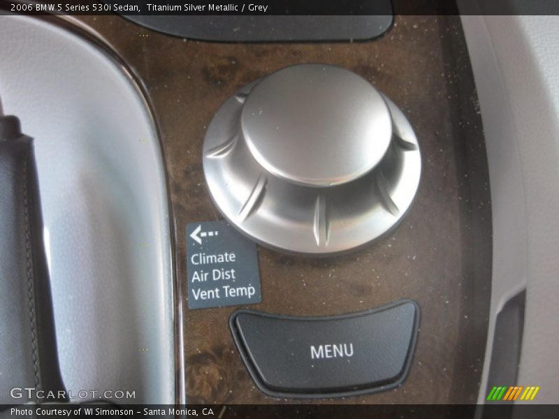 Titanium Silver Metallic / Grey 2006 BMW 5 Series 530i Sedan