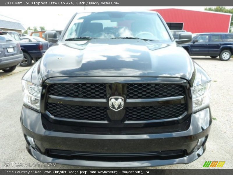 Black / Black/Diesel Gray 2014 Ram 1500 Express Crew Cab 4x4