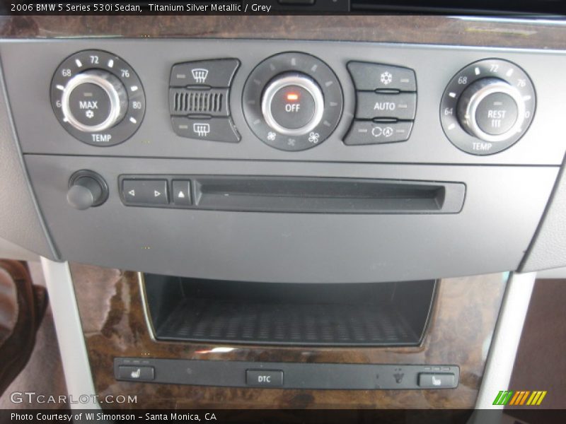 Titanium Silver Metallic / Grey 2006 BMW 5 Series 530i Sedan