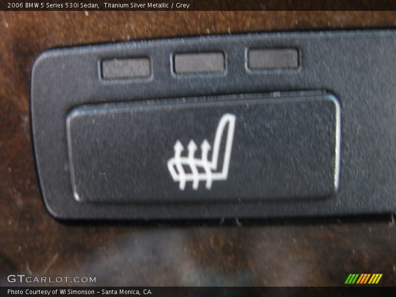 Titanium Silver Metallic / Grey 2006 BMW 5 Series 530i Sedan