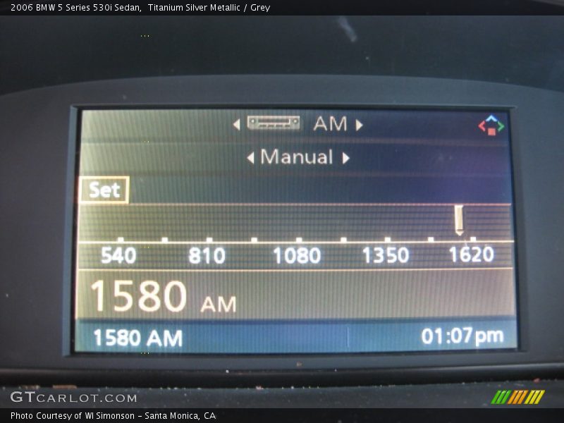 Titanium Silver Metallic / Grey 2006 BMW 5 Series 530i Sedan
