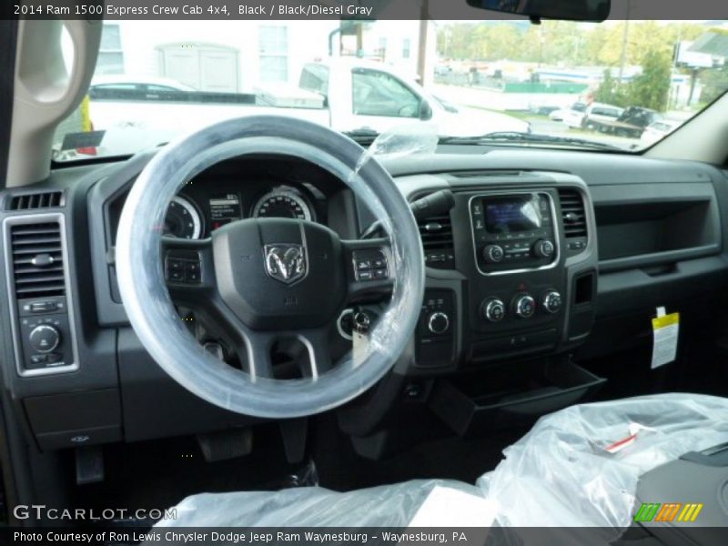 Black / Black/Diesel Gray 2014 Ram 1500 Express Crew Cab 4x4