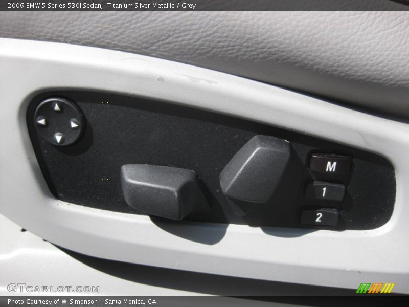 Titanium Silver Metallic / Grey 2006 BMW 5 Series 530i Sedan